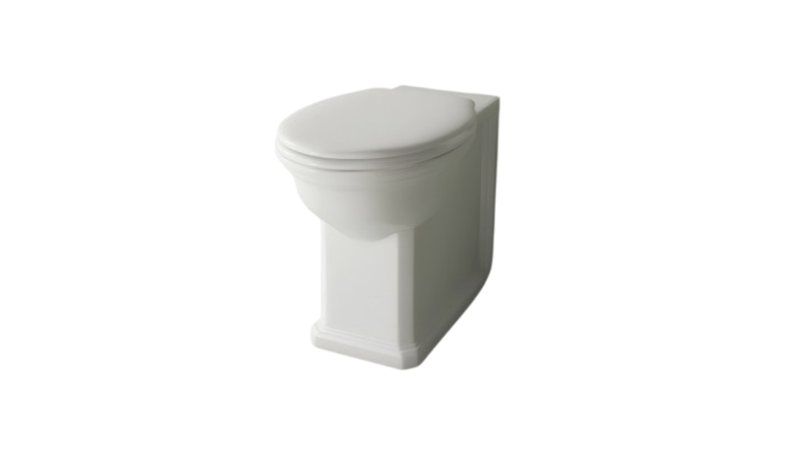 Studio Bagno Impero Wall Faced Package with Expert Evo Pneumatic Cistern - Gloss White