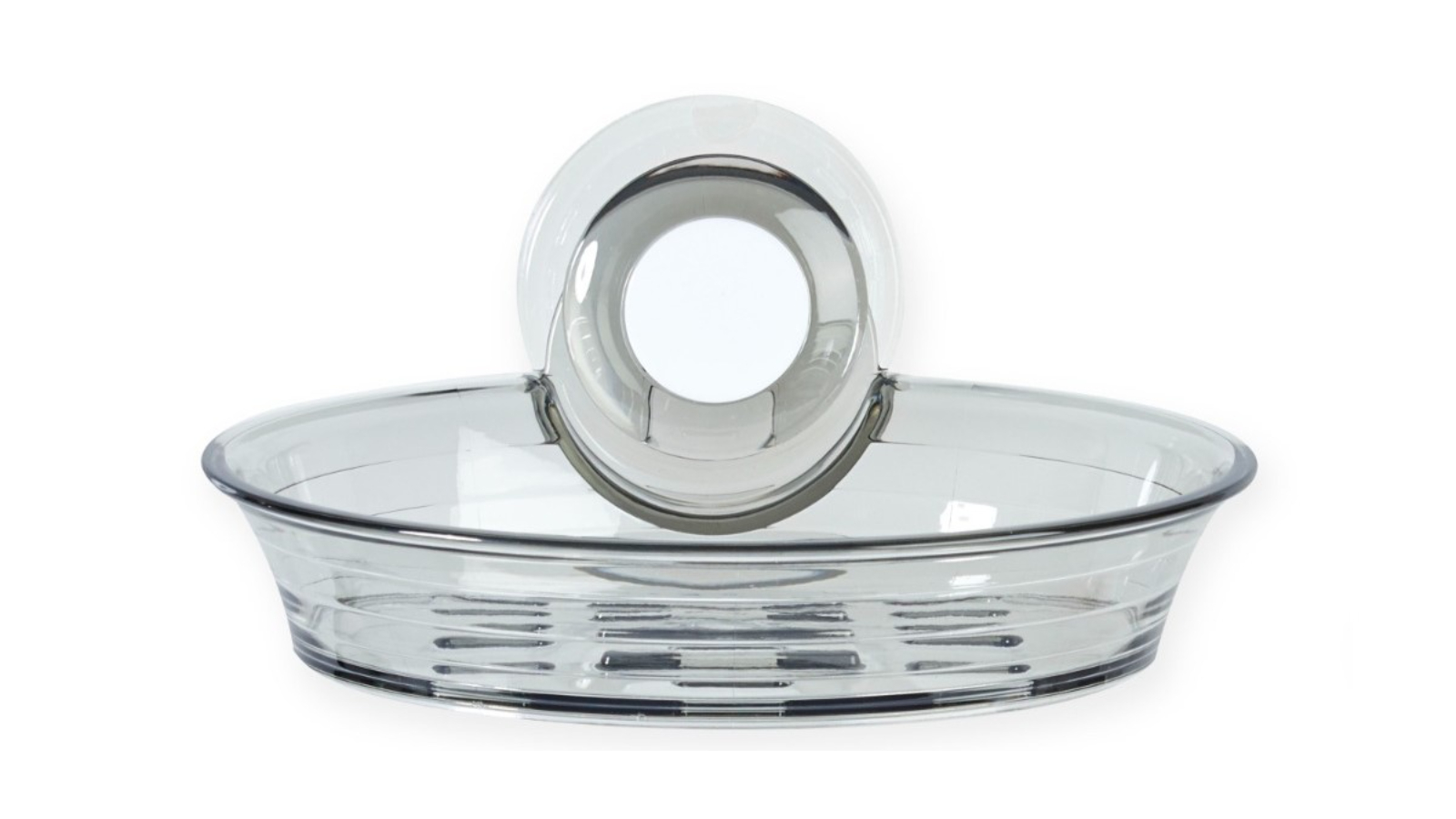 Better Living Impress Suction Soap Dish - Smoke Grey