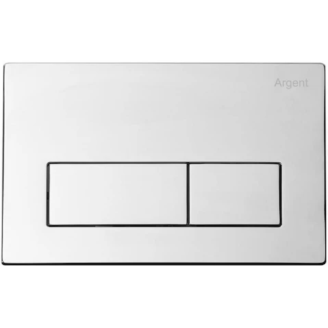 Argent Kubic Mechanical Flush Plate - Chrome