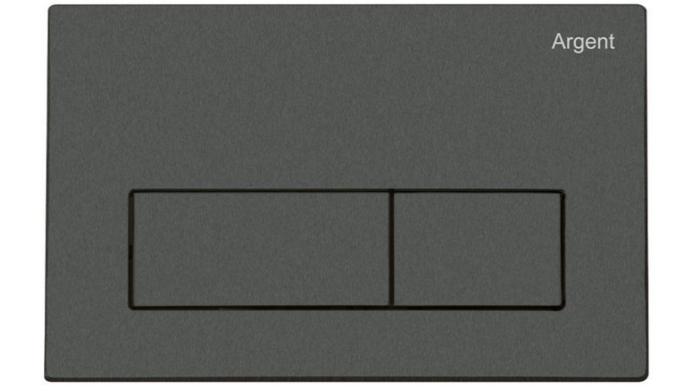 Argent Kubic Mechanical Flush Plate - Gunmetal