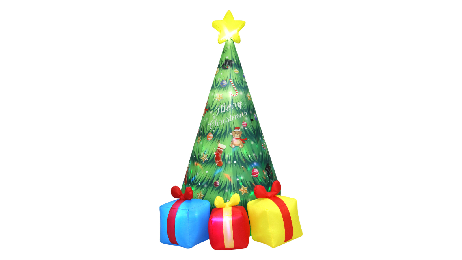 Santaco Inflatable Decor Christmas Tree and Present - 2.4metre