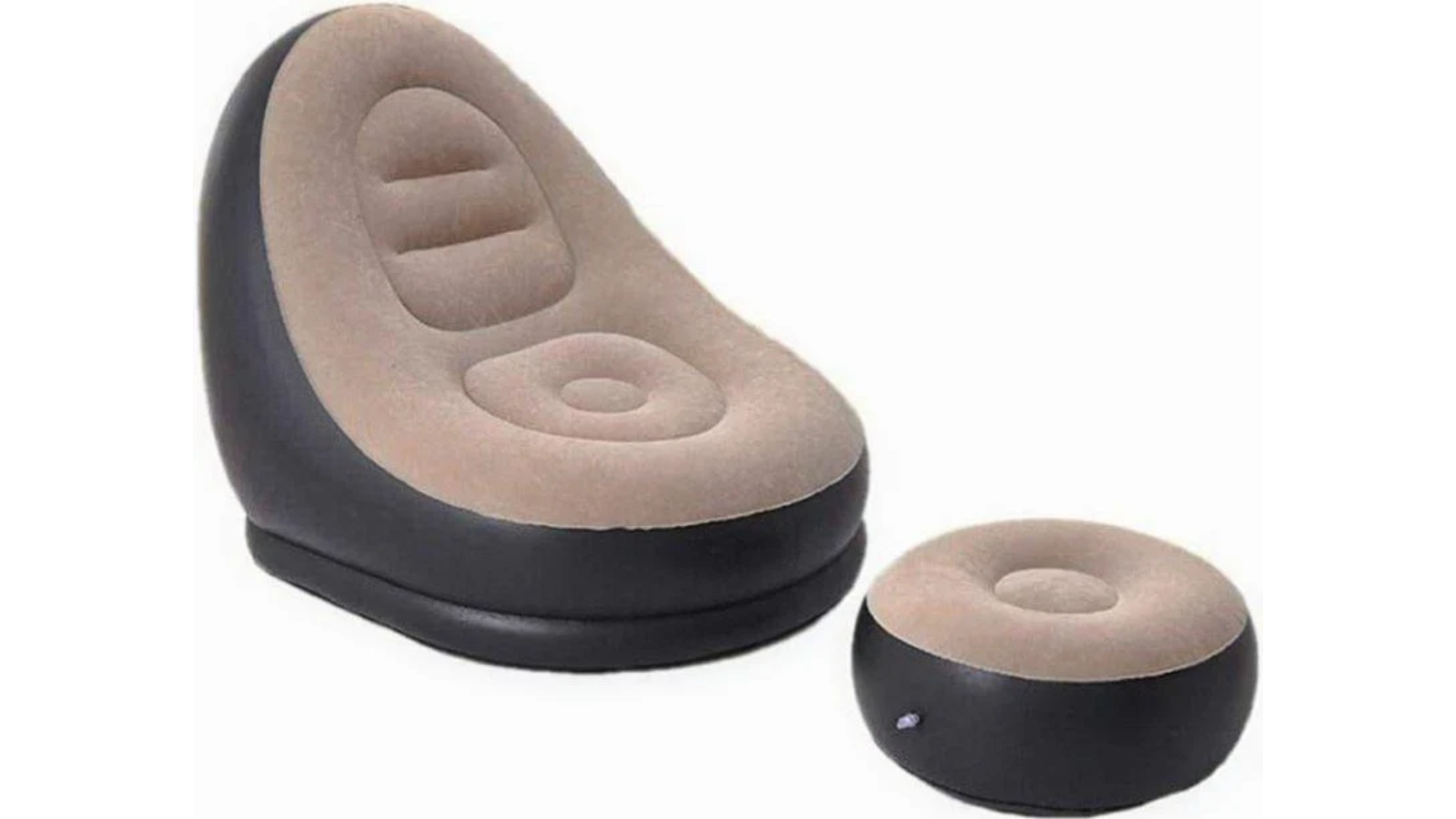 NNETM Lazy Inflatable Sofa Bed - Coffee