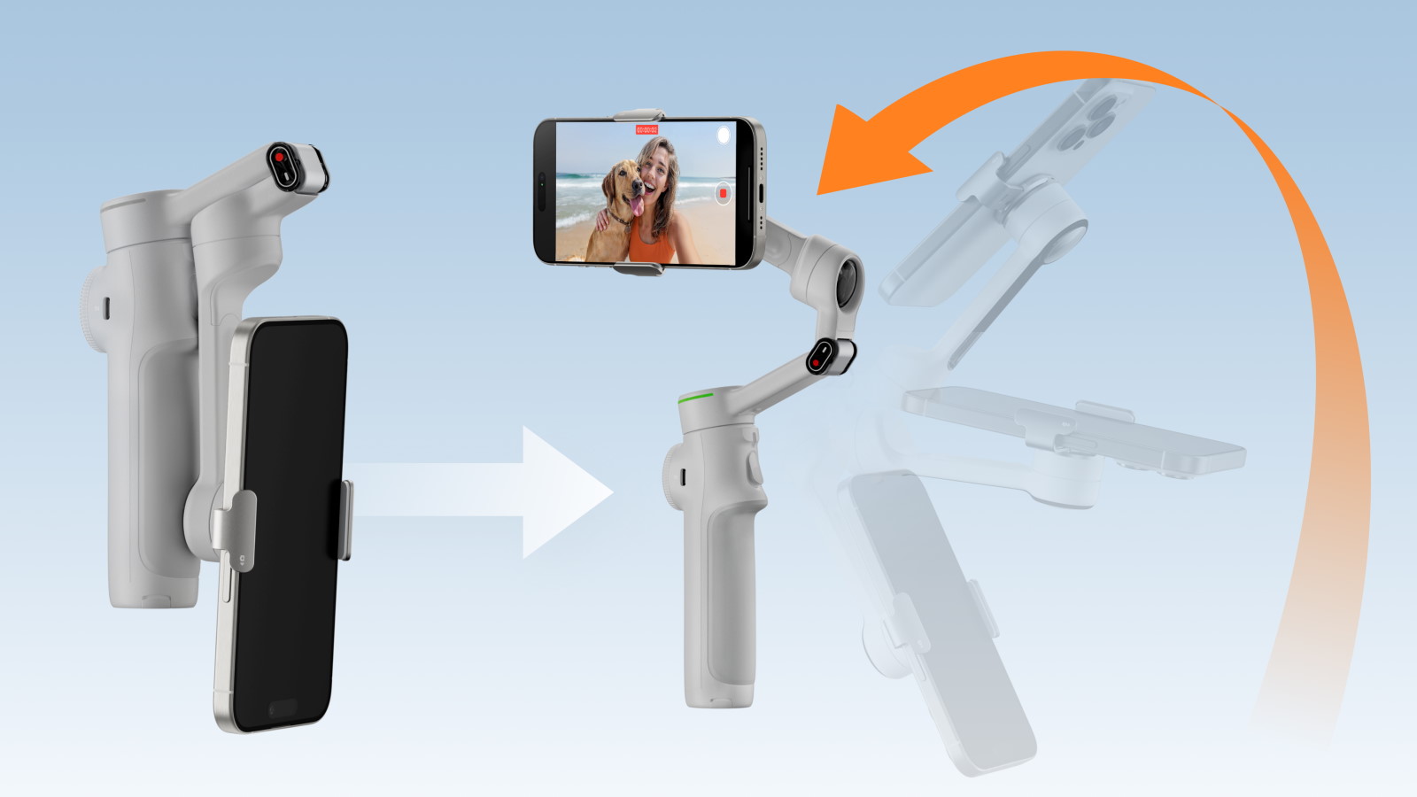 Insta360 Flow 2 Pro Creator Kit - Stone Grey | Harvey Norman