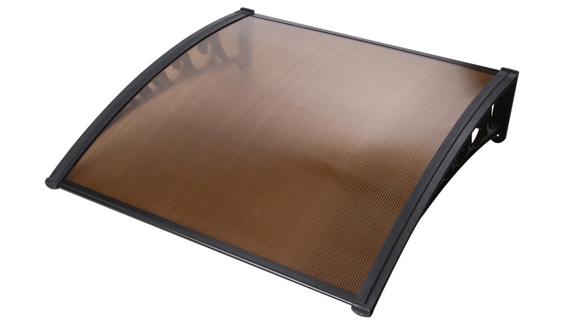 Instahut Window Door Awning 1x1m - Brown
