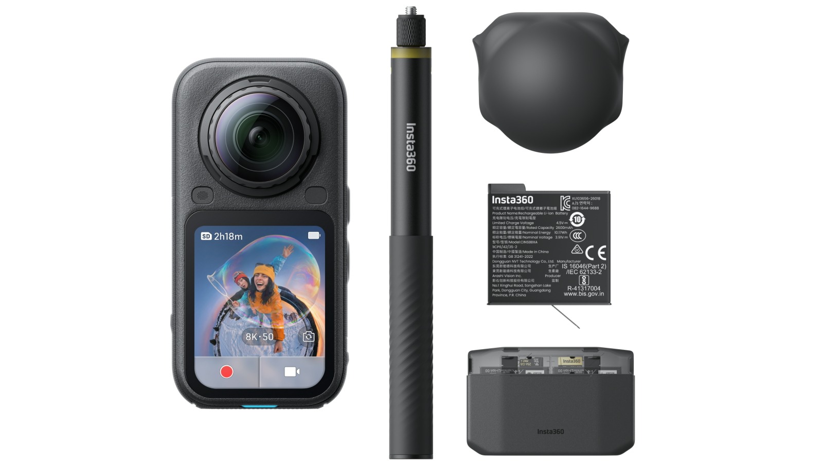 Insta360 X6 Essentials Bundle - Midnight Black