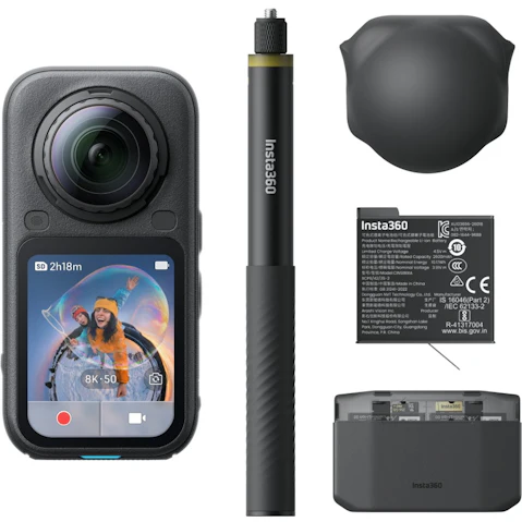 Insta360 X6 Essentials Bundle - Midnight Black