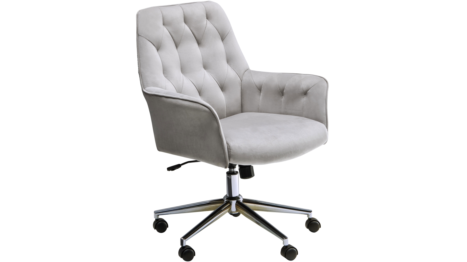 Evelyn Office Chair Silver Harvey Norman