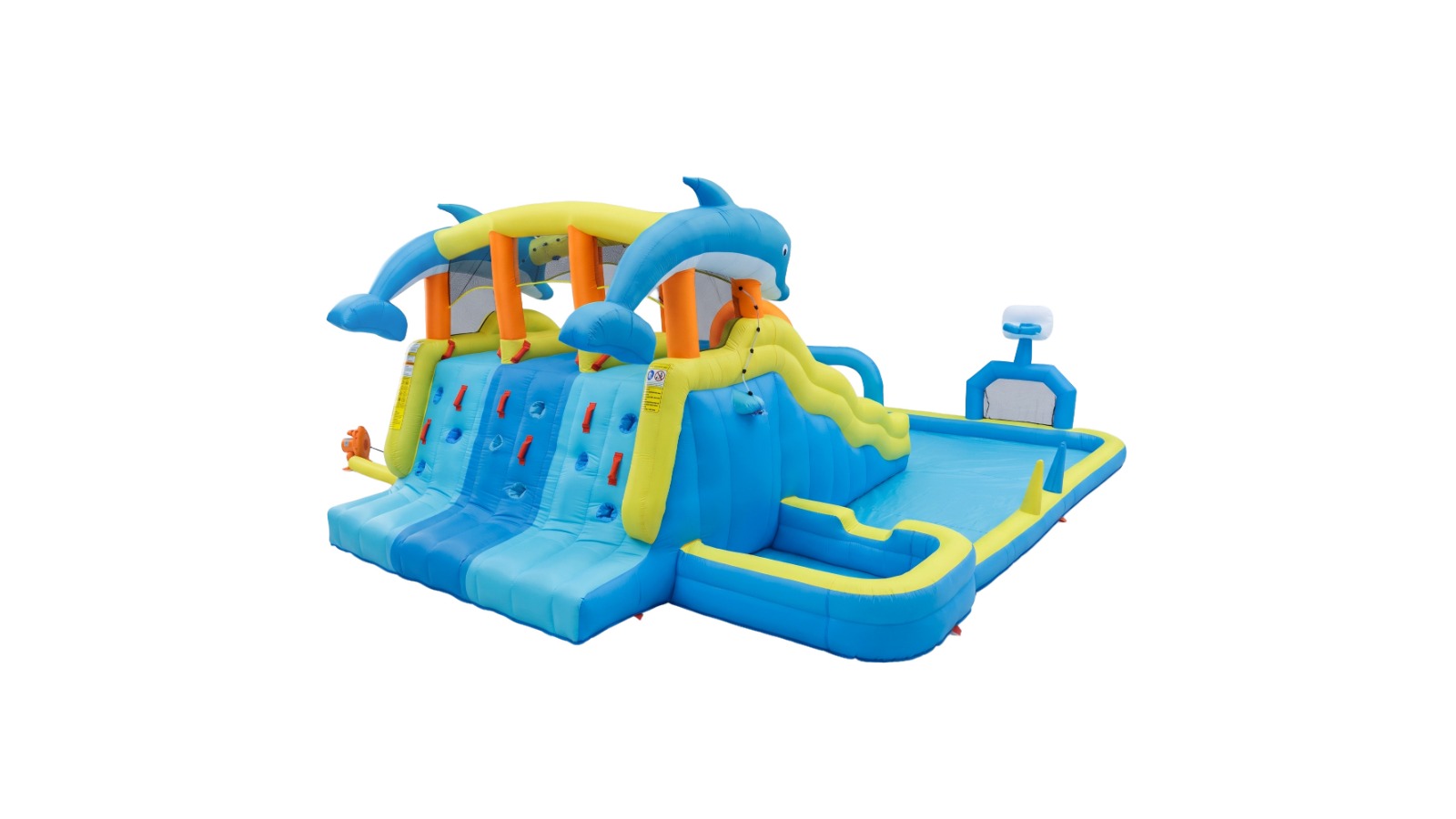Keezi Kids Inflatable Pool Water Slide with Blower - 4 x 5.65m