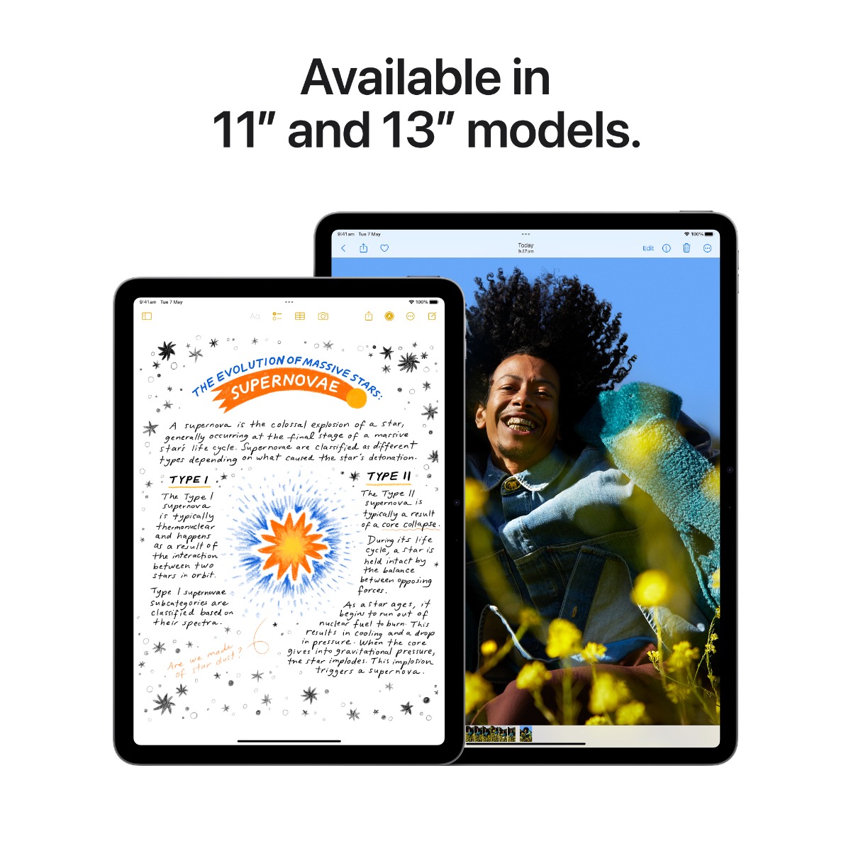 Apple iPad Air M2 13-inch Wi-Fi 128GB with Standard Glass - Space