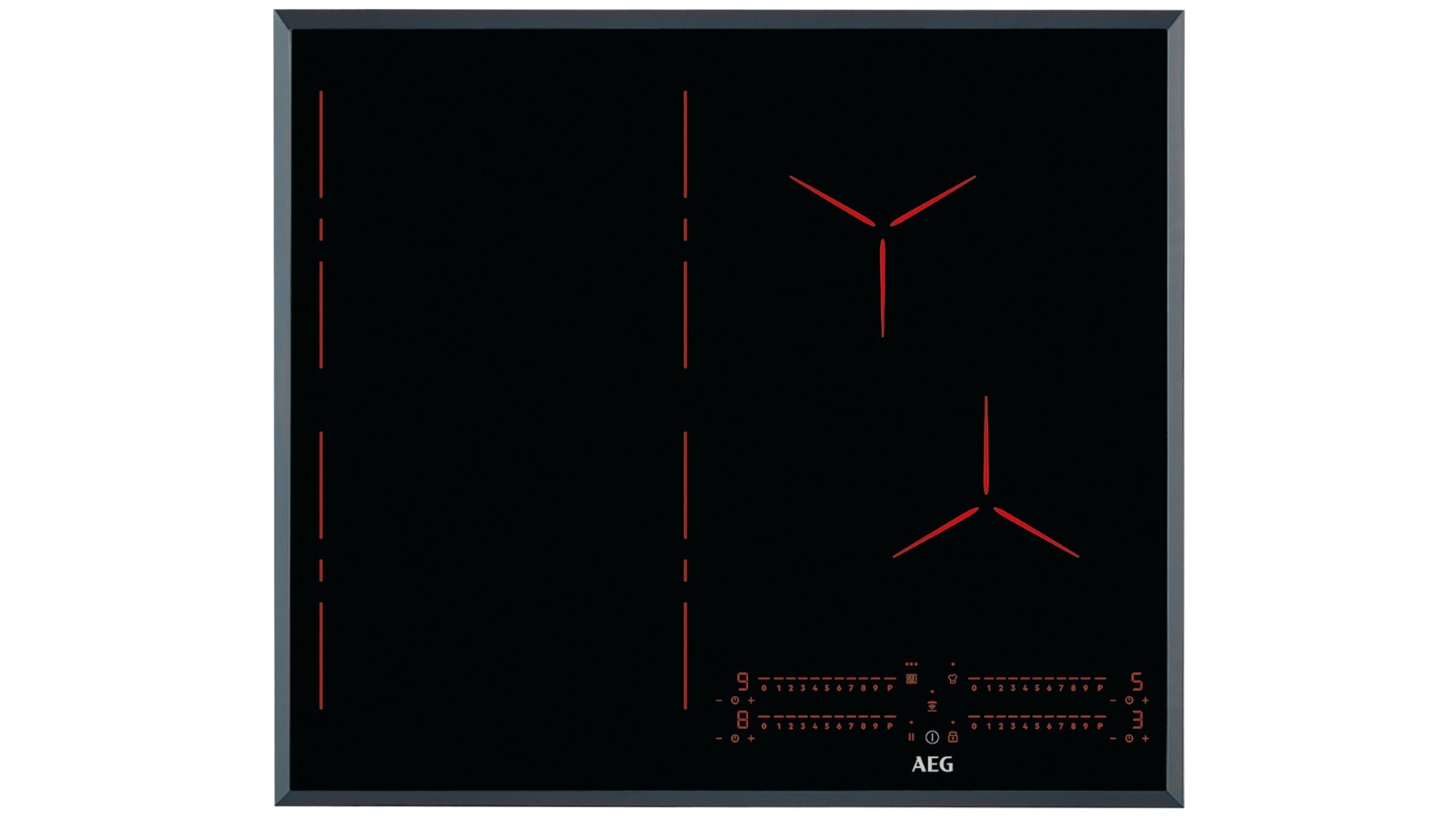 AEG 600mm 4 Zone Pure FlexiBridge Induction Cooktop Harvey Norman
