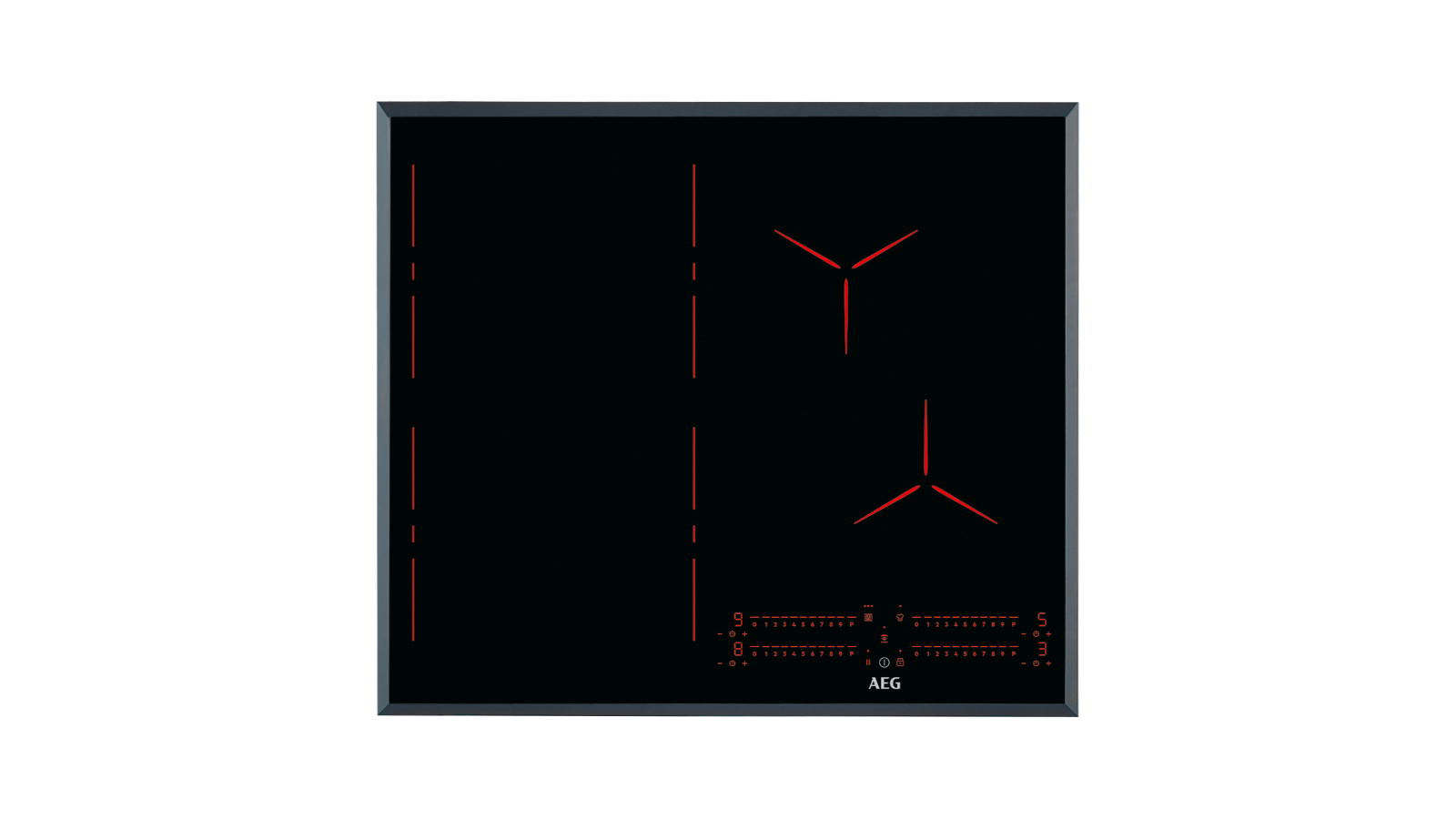 AEG 600mm 4 Zone Pure FlexiBridge Induction Cooktop Harvey Norman