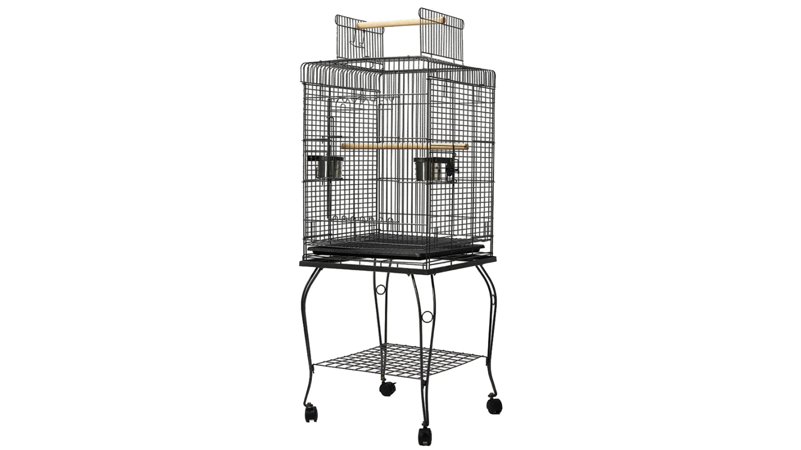i.Pet A102 Bird Cage with Perch - Black