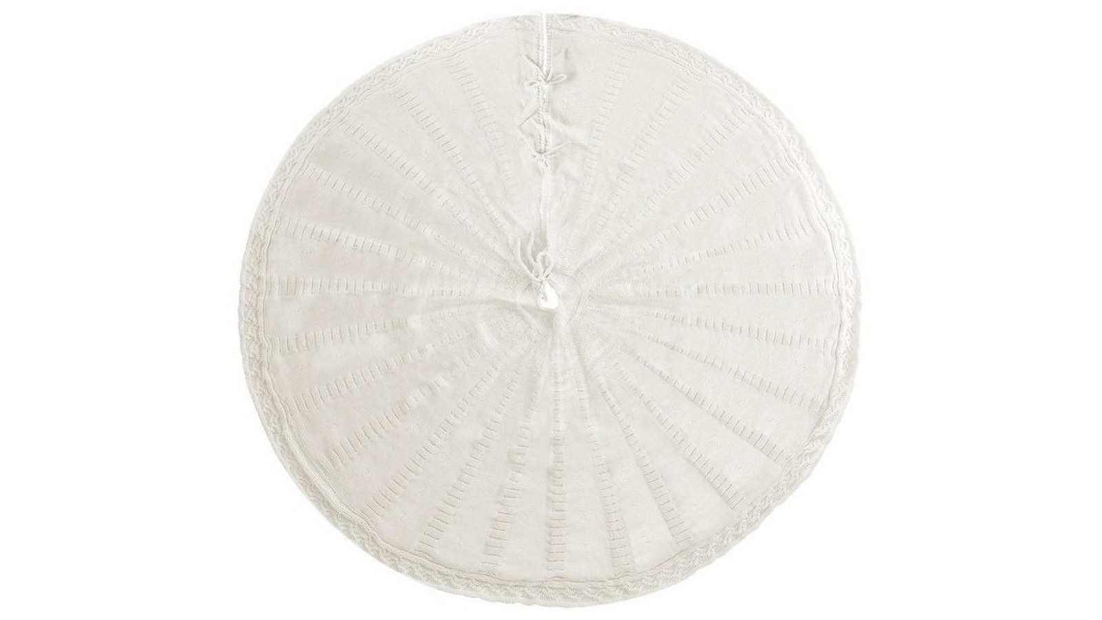 Jingle Jollys Beige Christmas Tree Skirt - 120cm