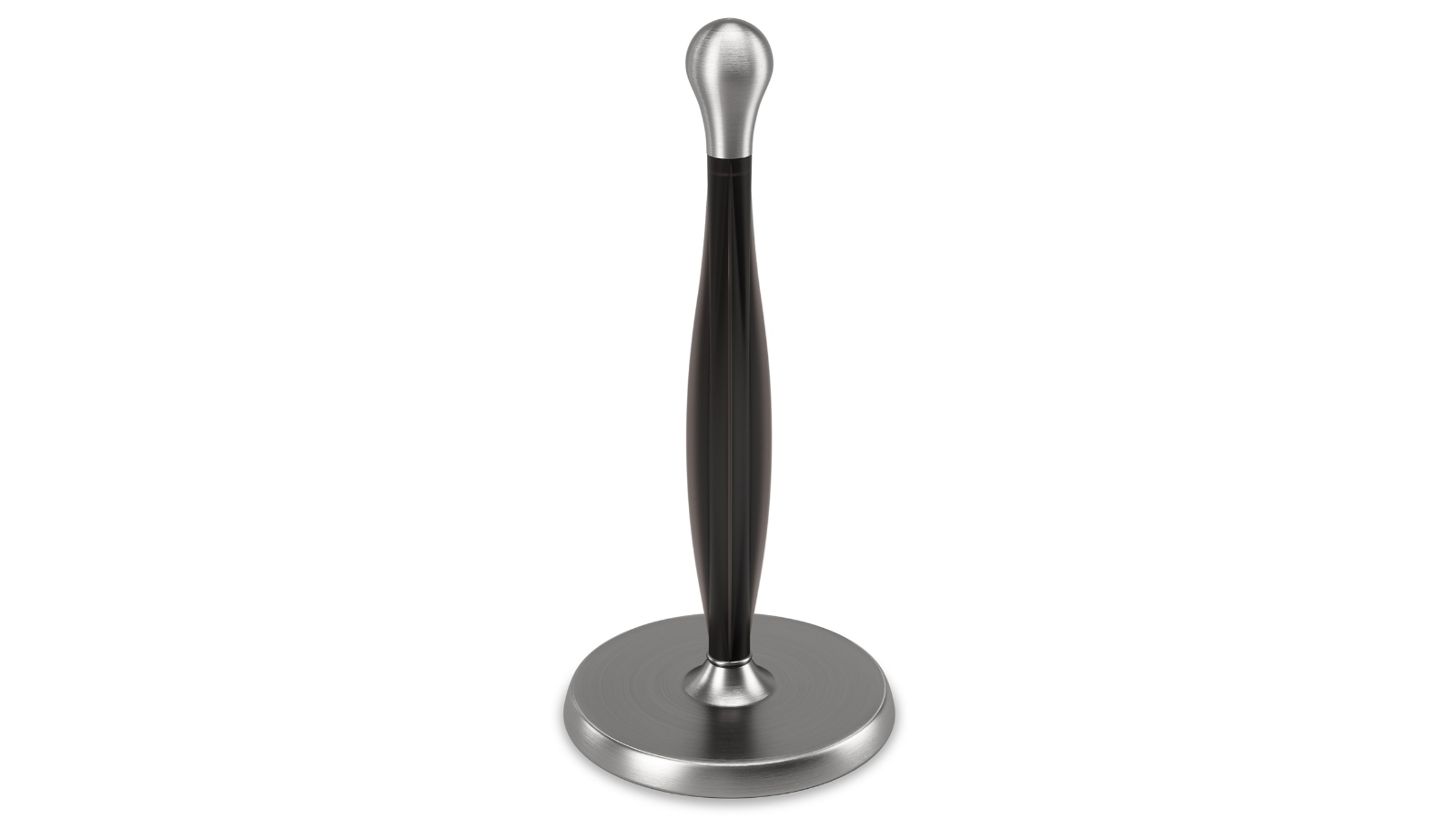 Umbra Tug Modern Paper Towel Holder, Wall Mount, Metallic Black
