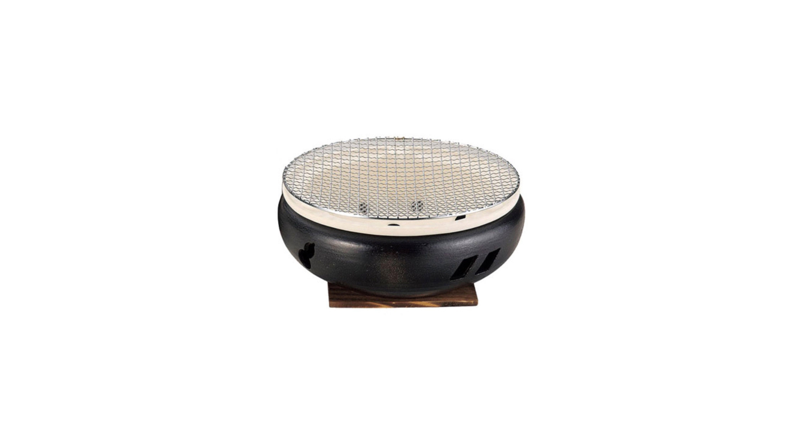 Ise Mizu Konro Hibachi Grill Haiyu Black - 30cm