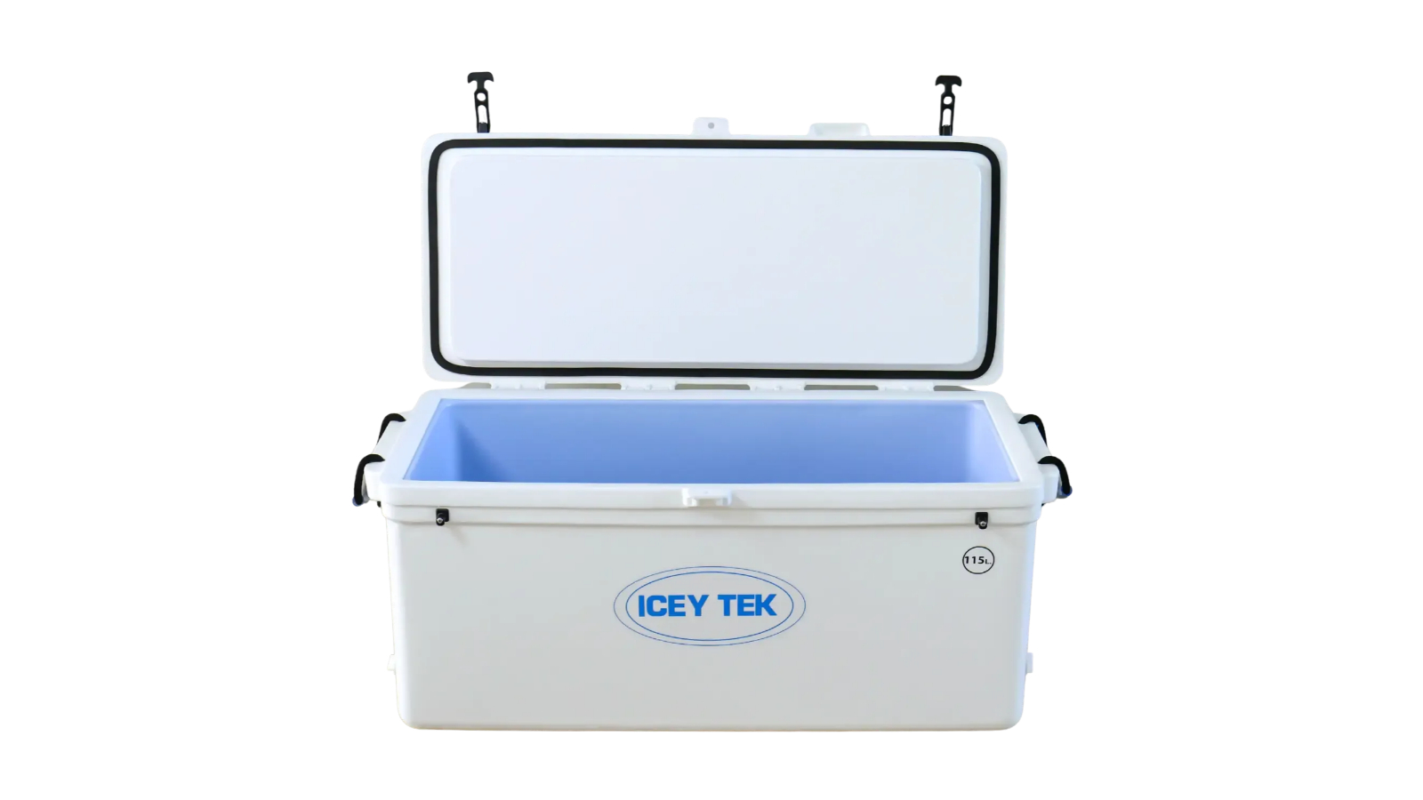 Icey Tek IT115GRY Commercial 115 Litre Long Ice Cooler Box - White