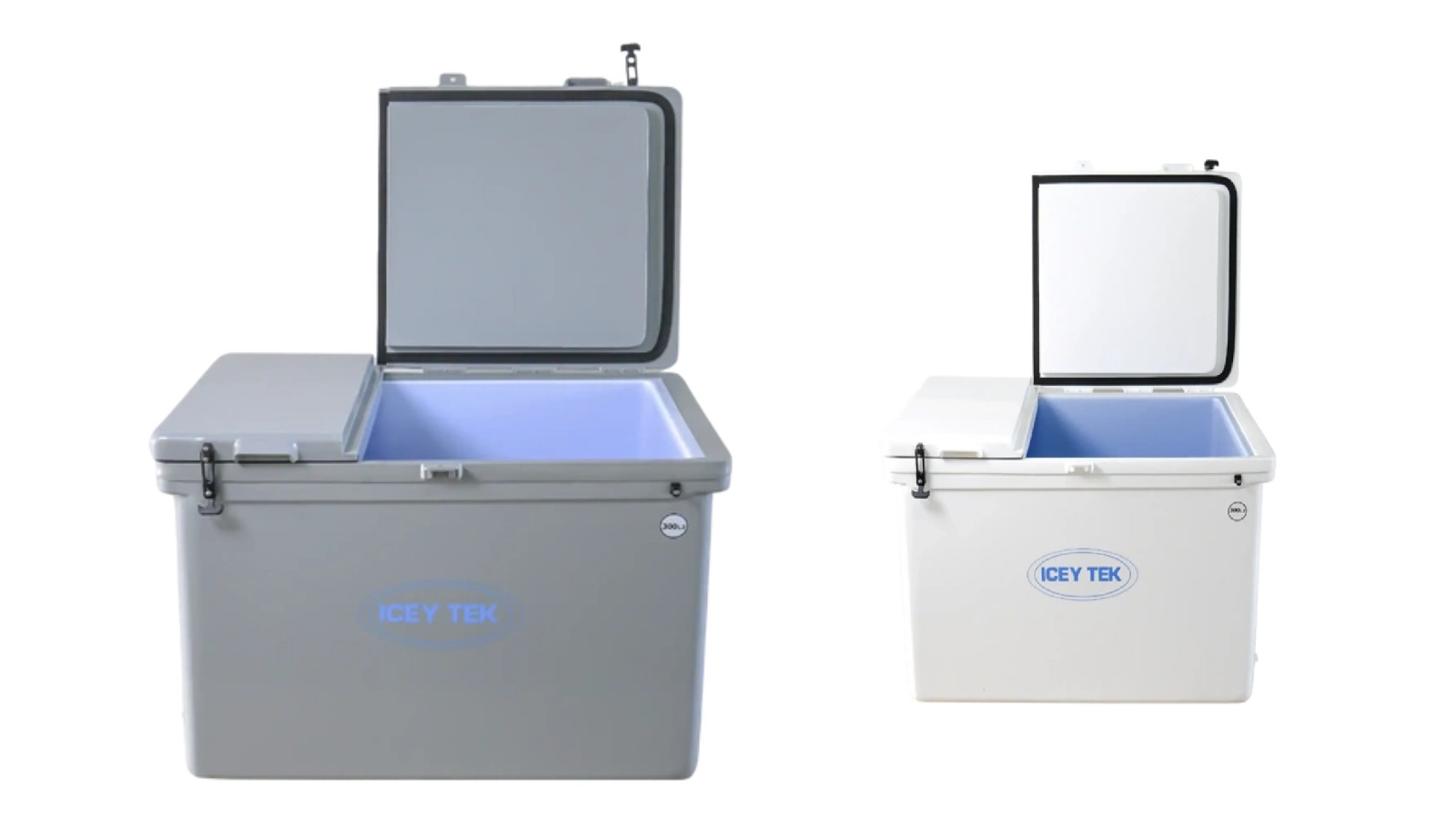 Icey Tek Commercial 300 Litre Standard Split Lid Ice Cooler Box