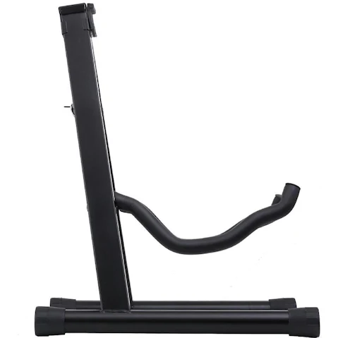 Alpha Folding Guitar Stand with Capo - Black