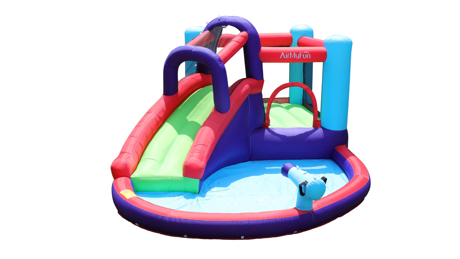 AirMyFun Bounce House 6 Play Inflatable  Zones Play Centre