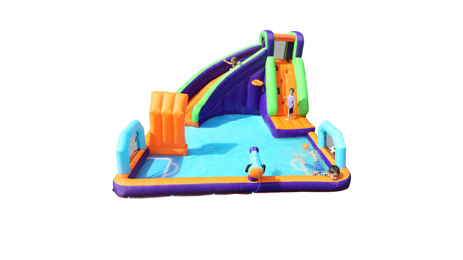 AirMyFun Bounce House 7 Play Zones Inflatable  Play Centre