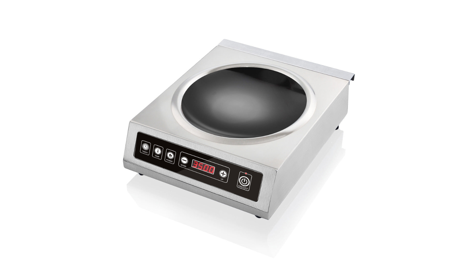 Benchstar IW350 Stainless Steel Induction Wok with Led Display