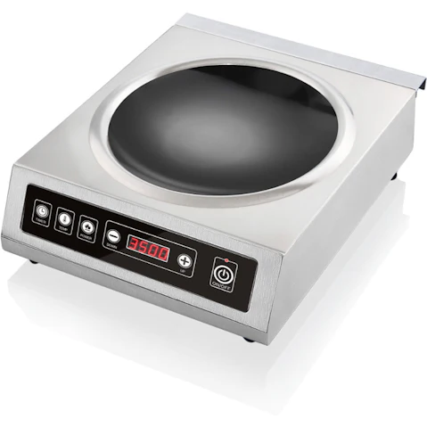 Benchstar IW350 Stainless Steel Induction Wok with Led Display