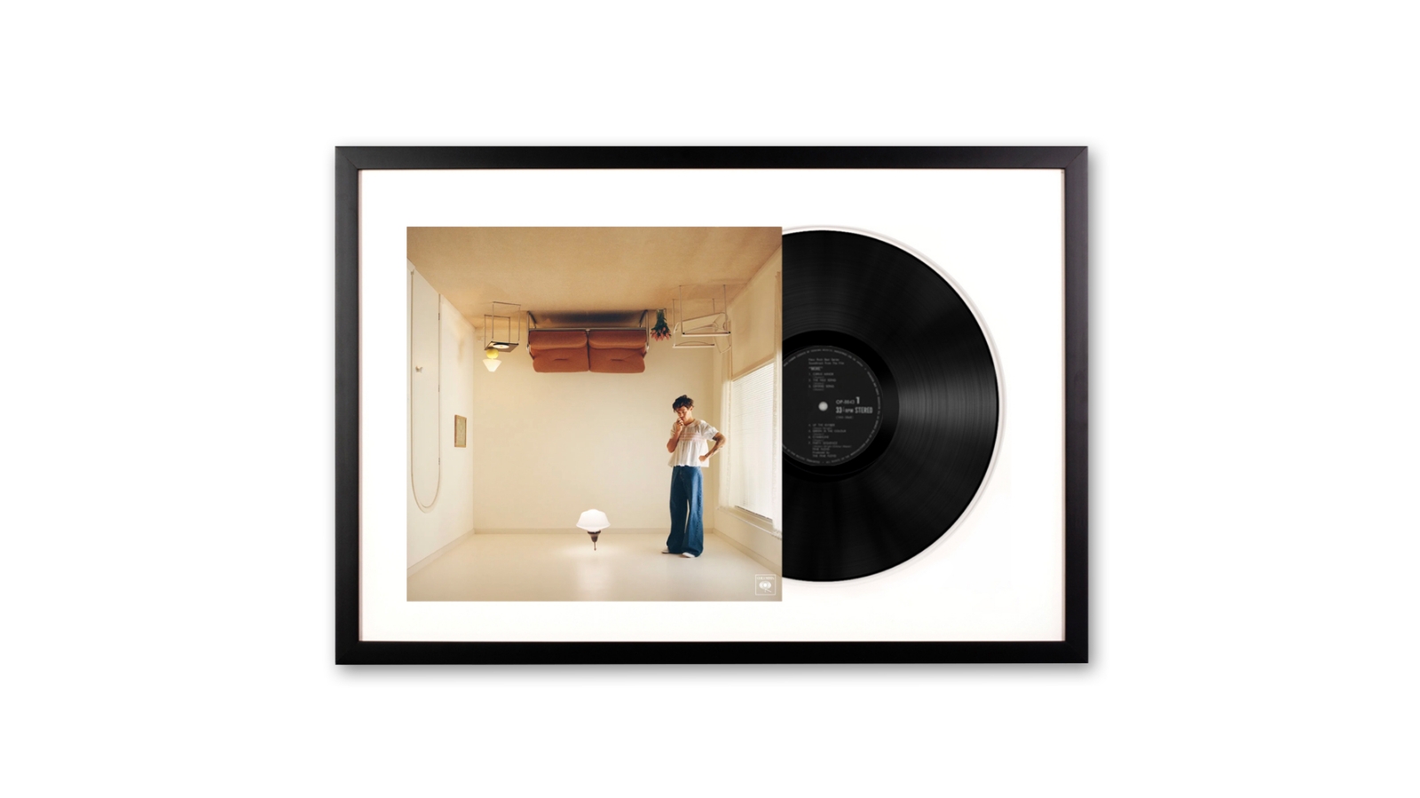 Record Storage Crate & Harry Styles Harry's House Vinyl Album Bundle main image 1