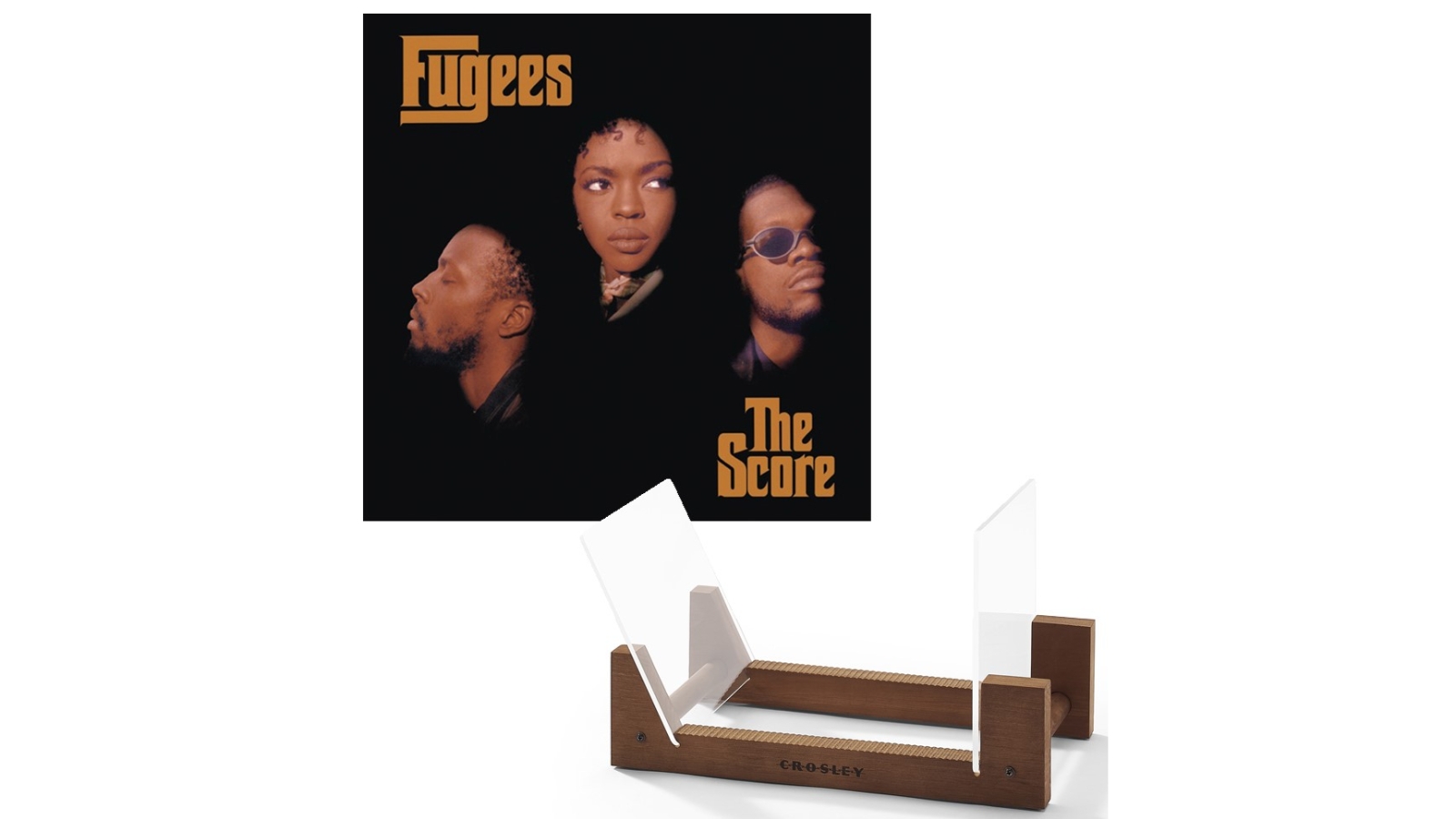 Sony Music Fugees The Score Vinyl Album and Crosley Display Stand