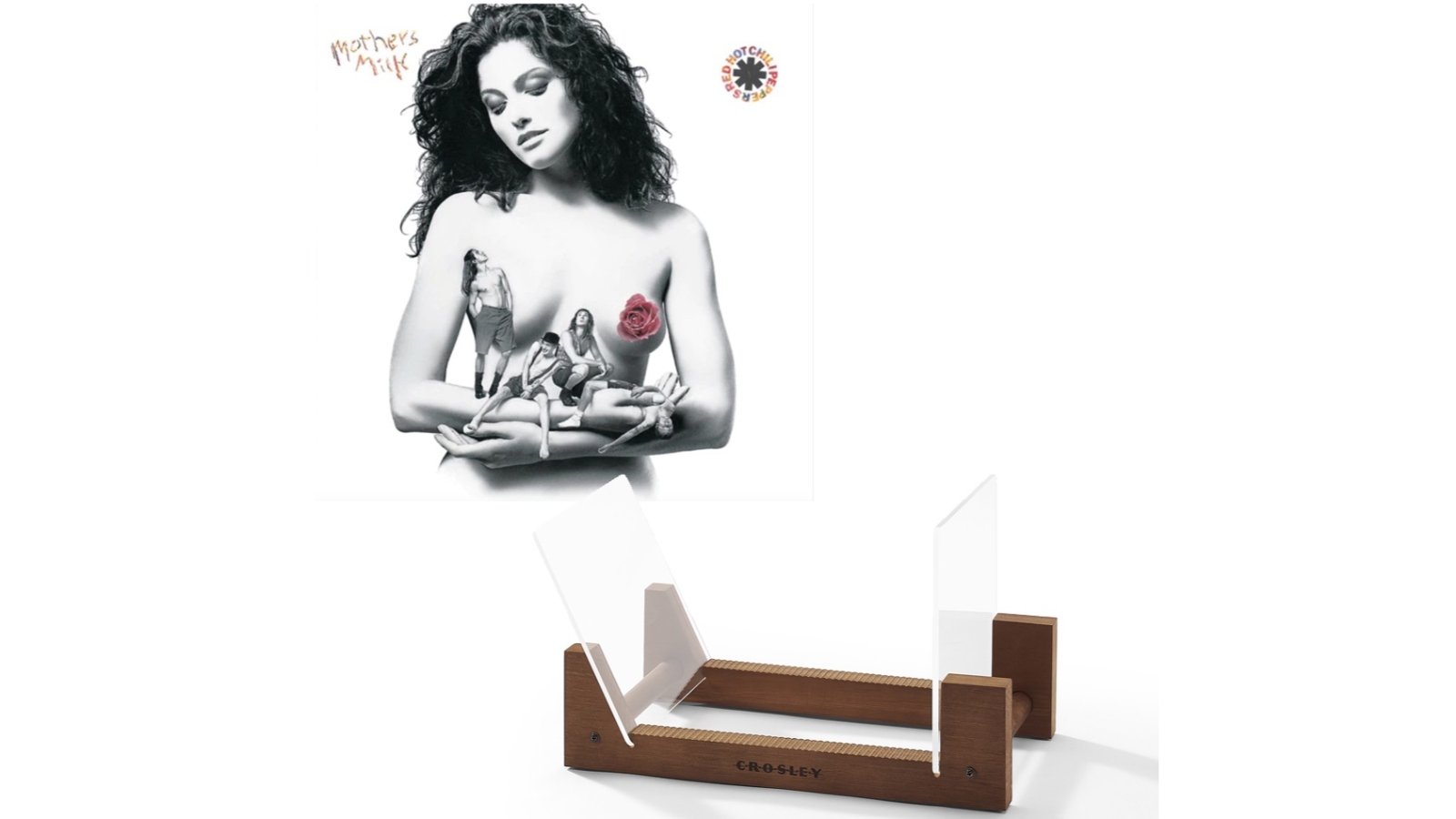 Universal Music Red Hot Chilli Peppers Mothers Milk Vinyl Album and Crosley Display Stand