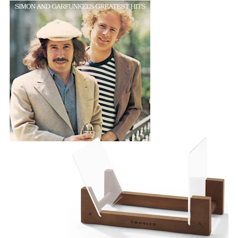 Sony Music Simon & Garfunkel Greatest Hits Vinyl Album and Crosley Display Stand