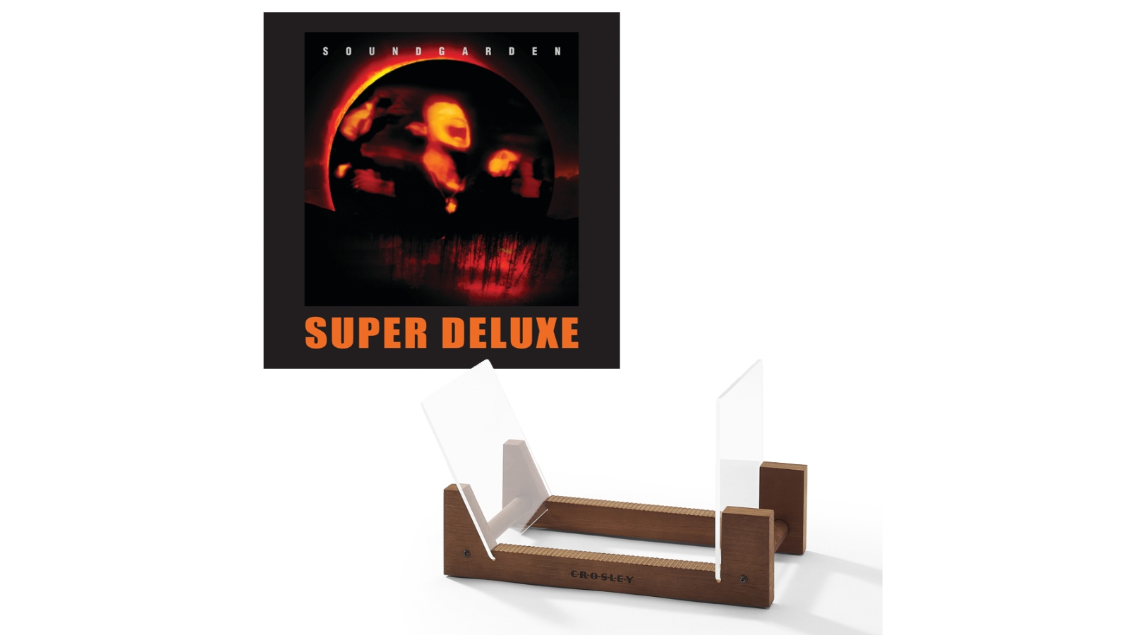 Universal Music Soundgarden Superunknown Double Vinyl Album and Crosley Display Stand