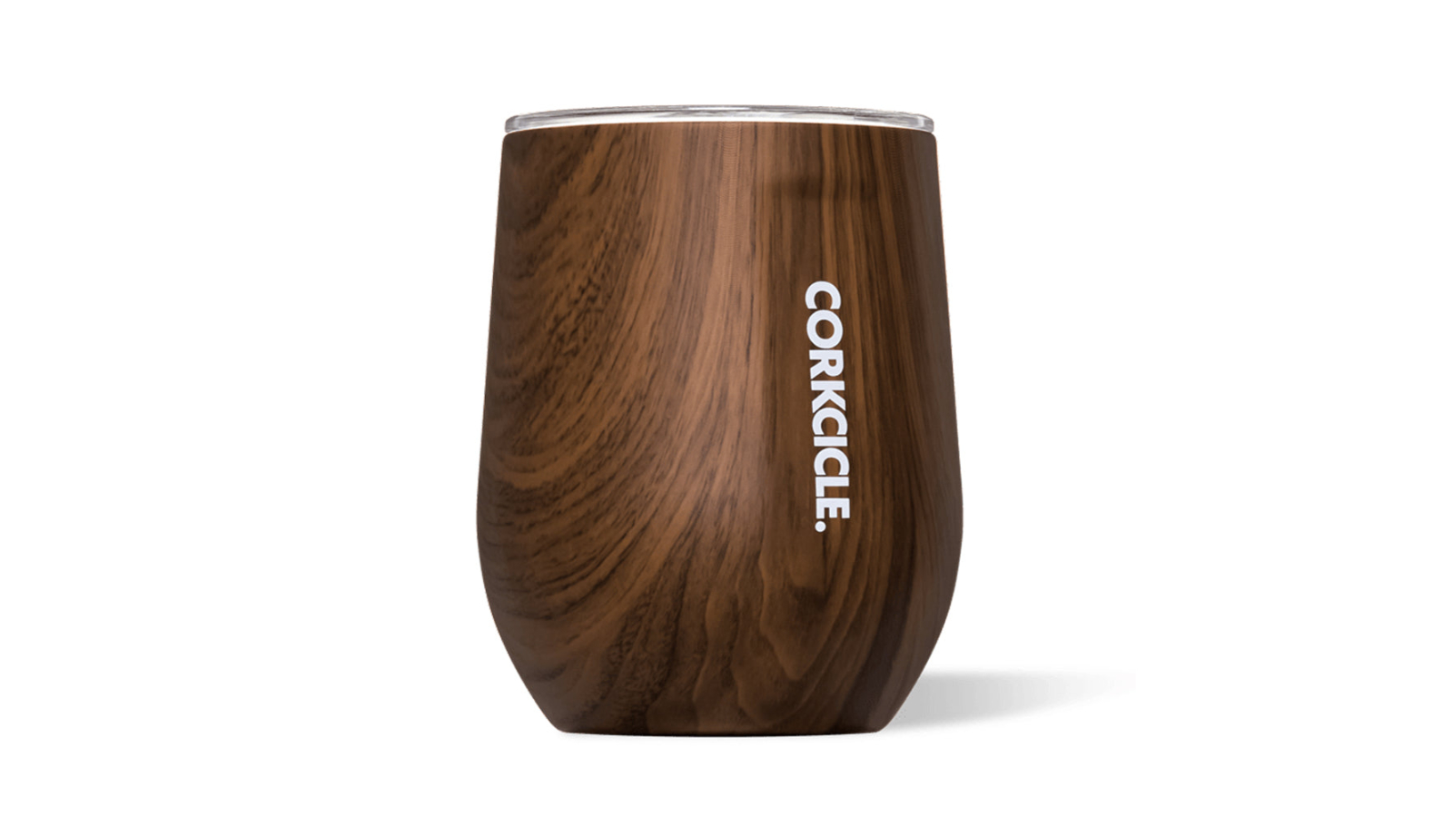 Corkcicle 340ml Stemless Travel Mug - Walnut Wood