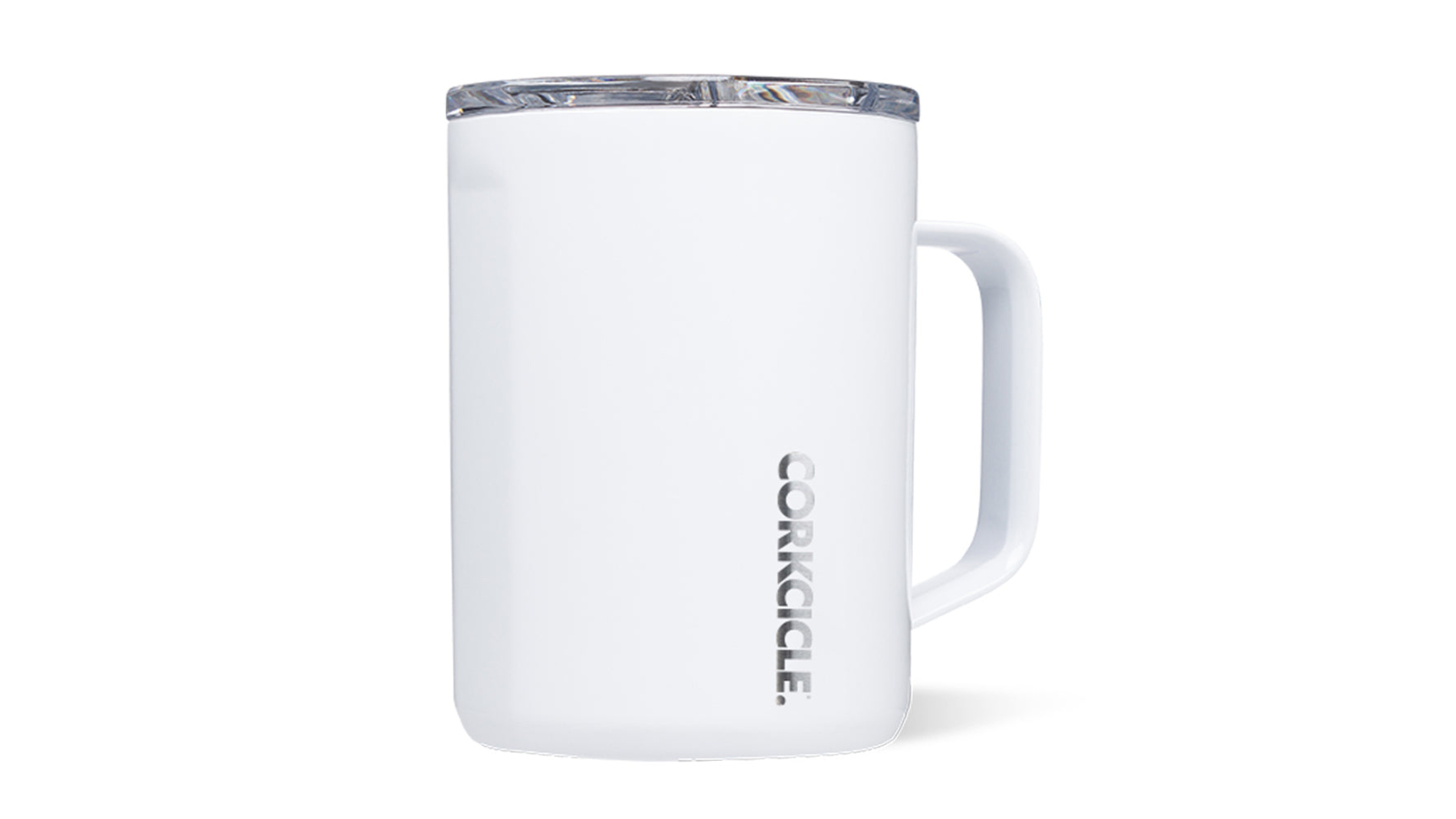 Corkcicle 500ml Travel Mug - Gloss White