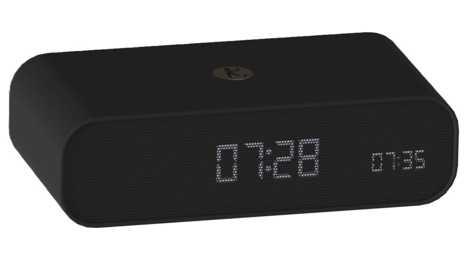 Kreafunk Wakie Alarm Clock Qi Charger + Bluetooth - Black