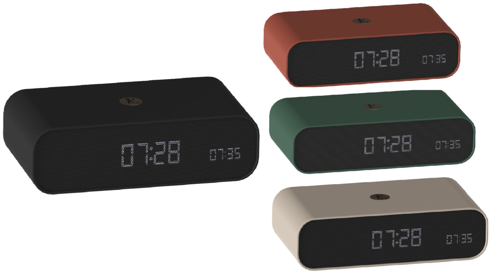 Kreafunk Wakie Alarm Clock Qi Charger + Bluetooth