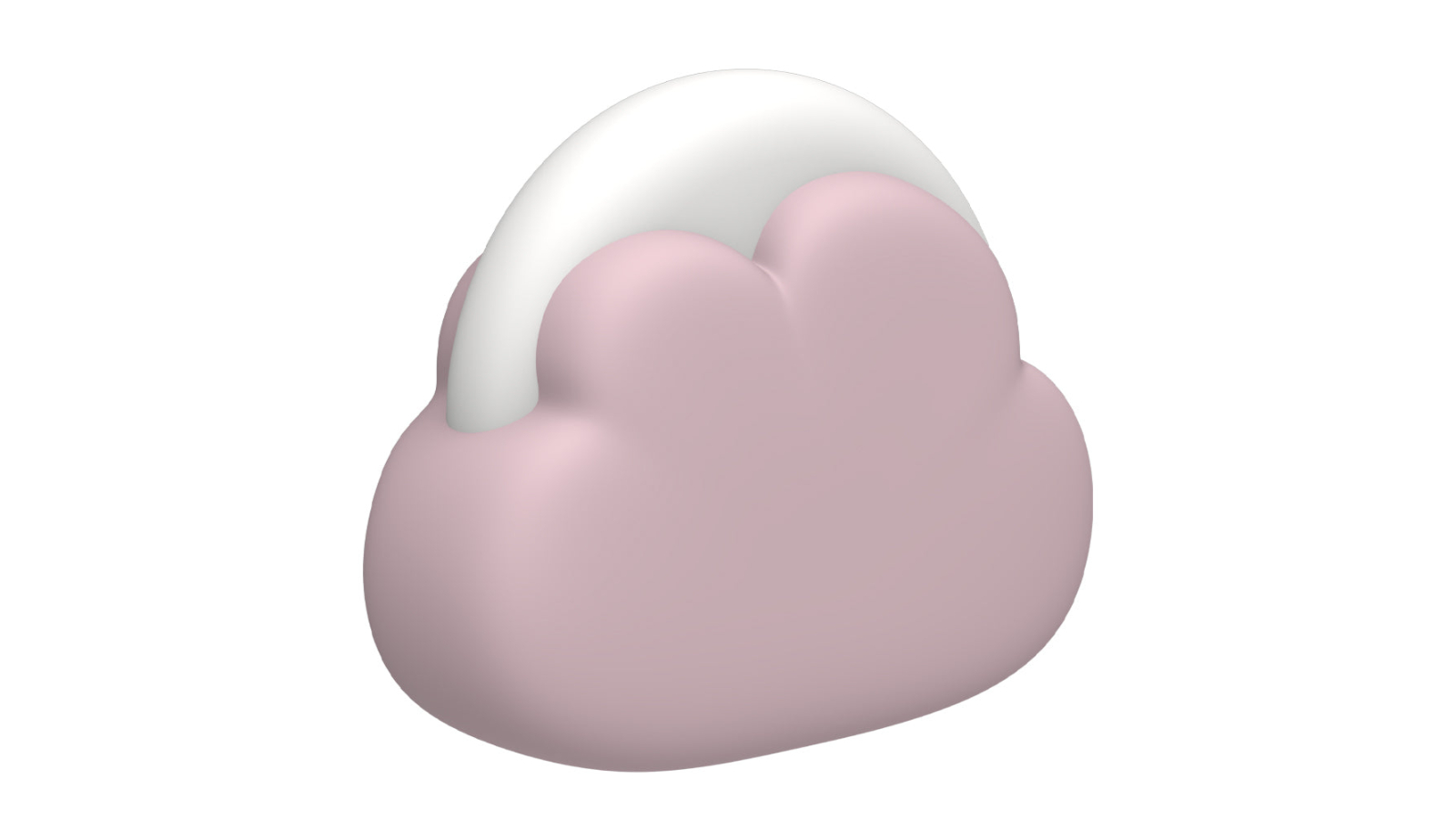 Kreafunk Kids Cloudy Lamp - Dusty Rose