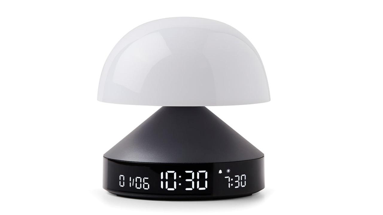 Lexon Mina Sunrise Alarm Clock - Gunmetal