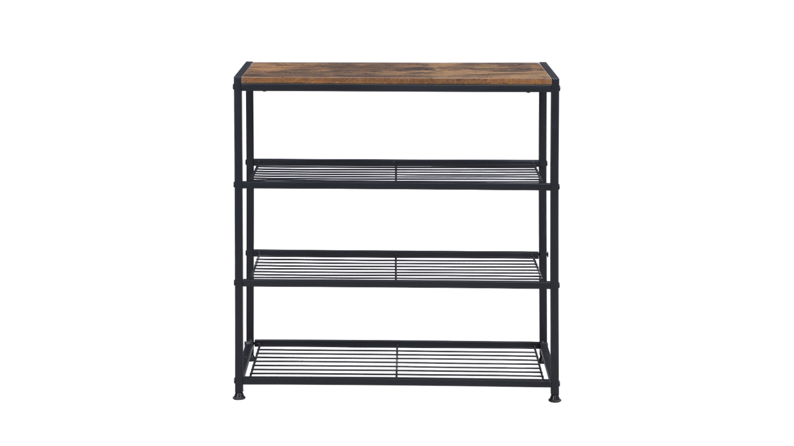 iHomdec Metal and Faux 4 Tier Antique Shoe Rack Harvey Norman