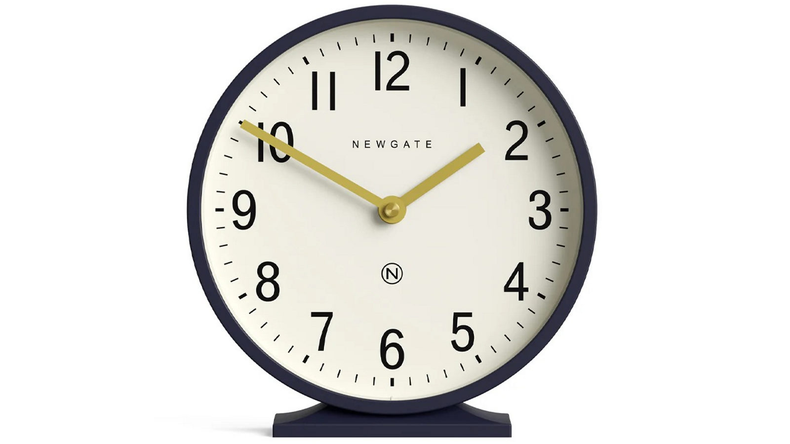 Newgate Q Mantel Clock - Petrol Blue