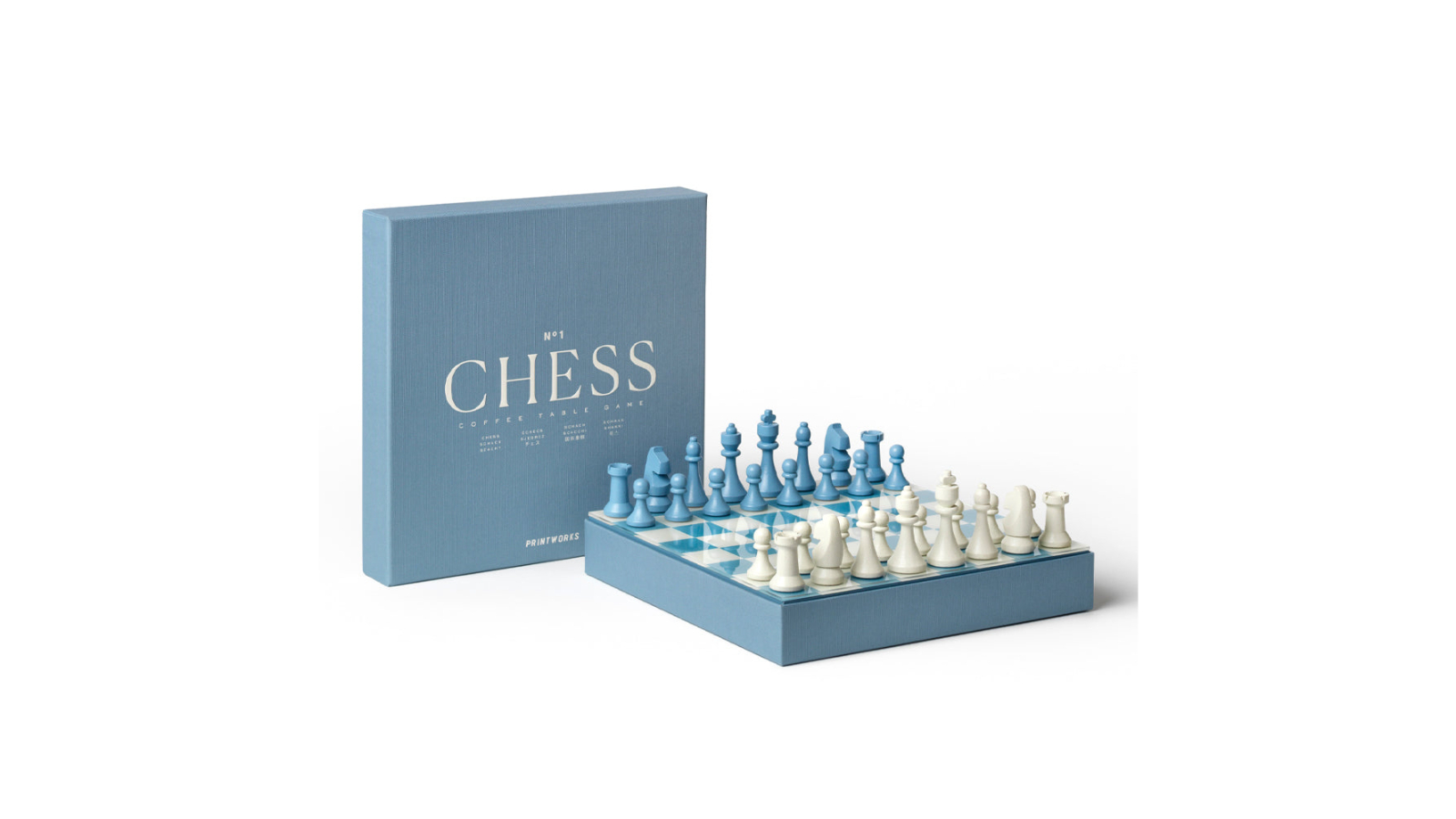 Printworks Classic Chess - Dusty Blue