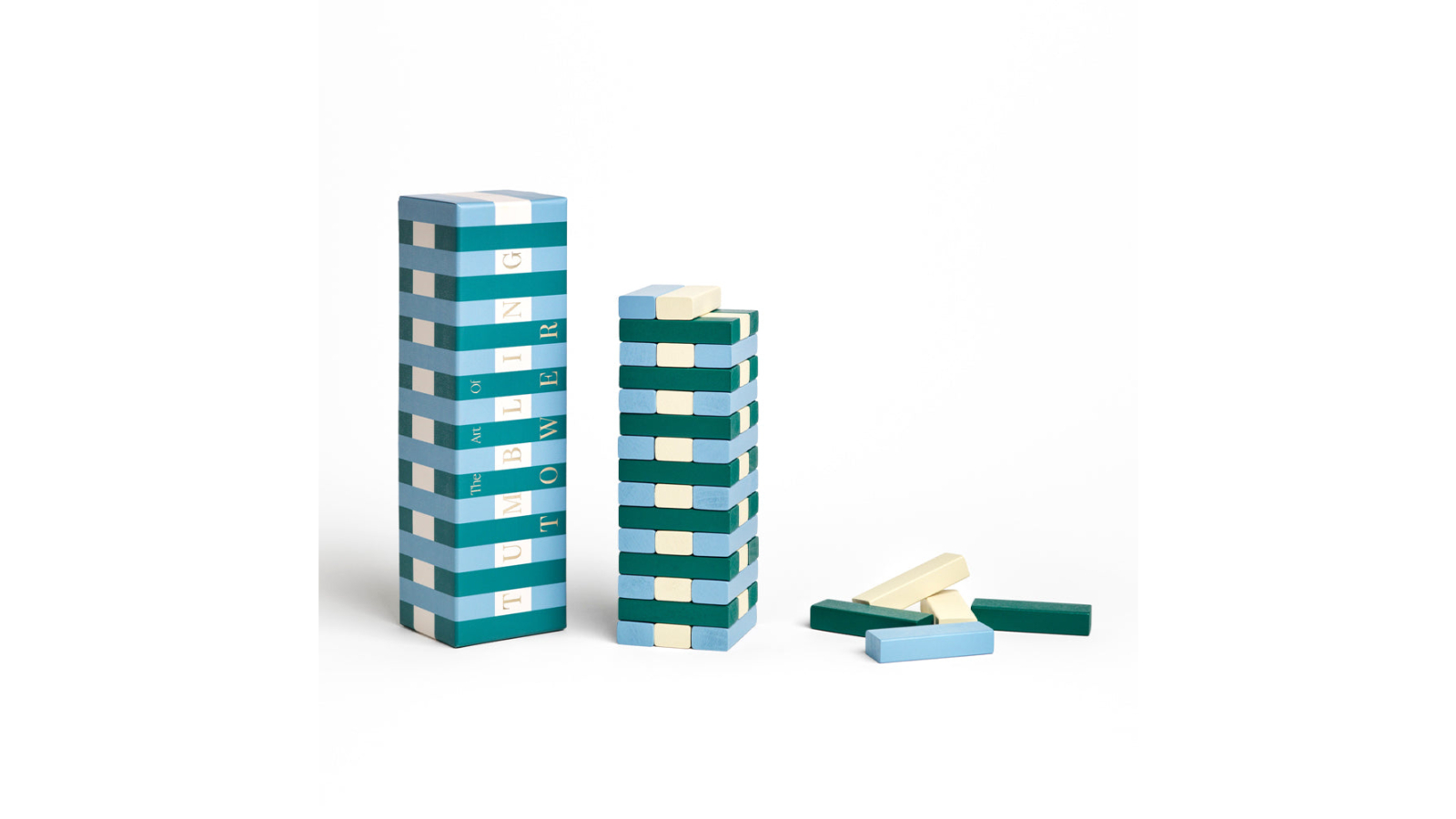 Printworks Play Tumbling Towers - Green/Blue