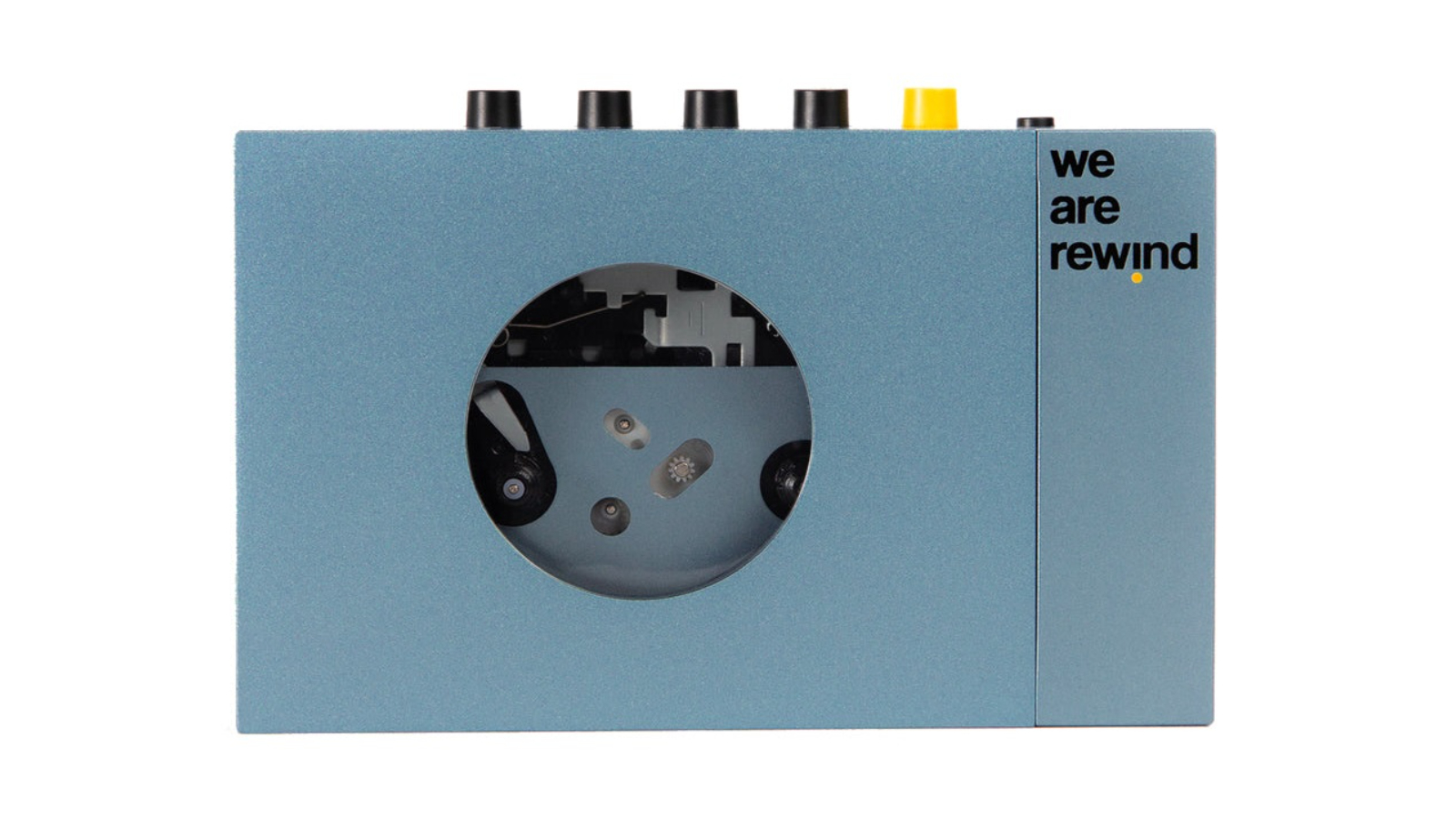 We Are Rewind Kurt Portable Cassette Player and Recorder - Blue