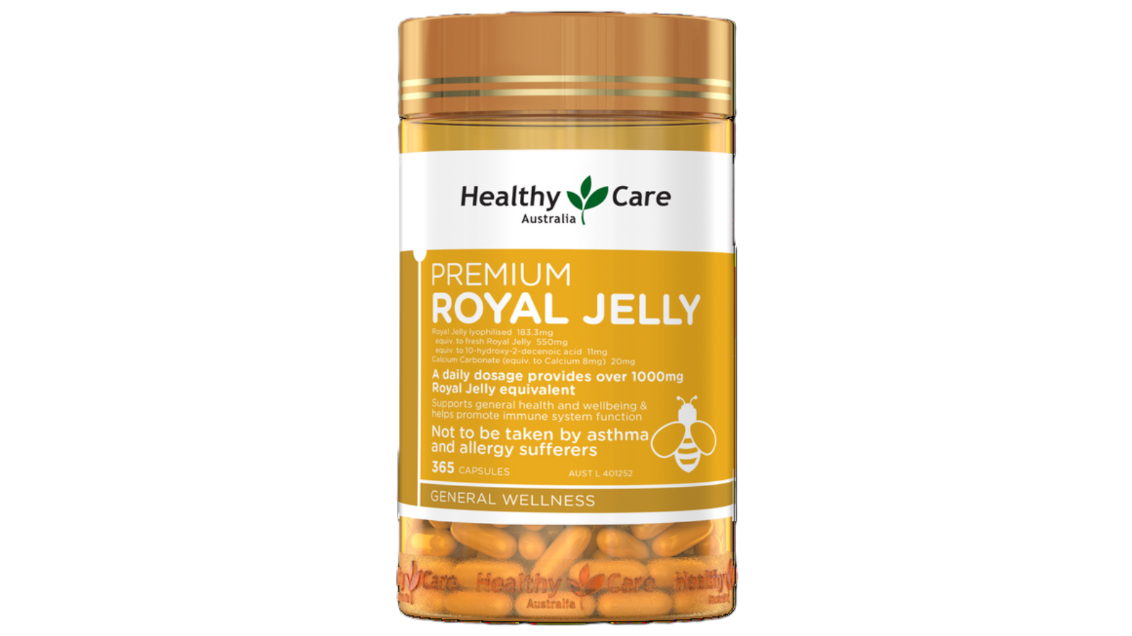 Healthy Care 1000mg Royal Jelly - 365 Capsule