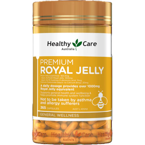 Healthy Care 1000mg Royal Jelly - 365 Capsule