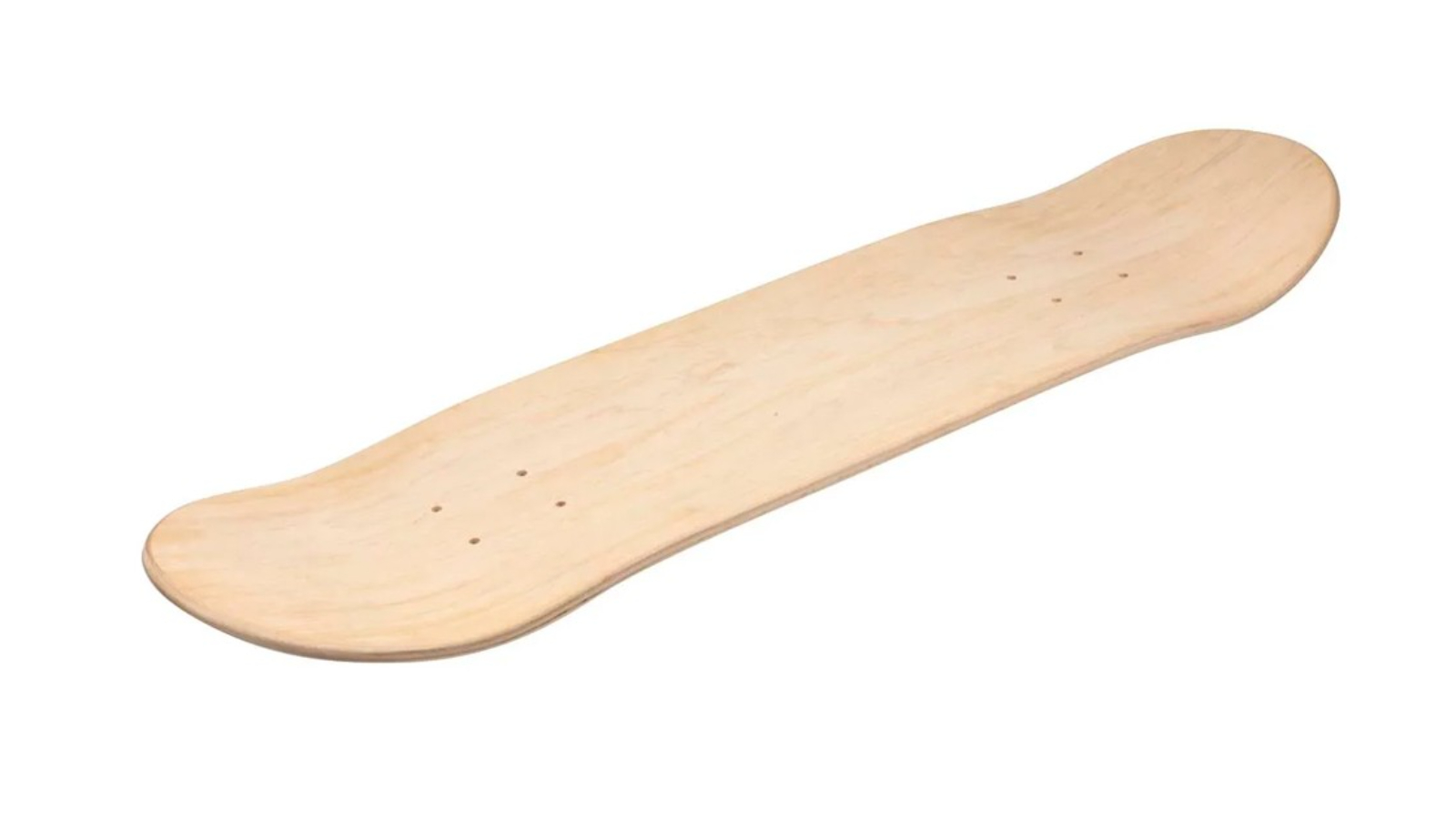 Jasart DIY/Paintable Deck Double Concave Skateboard
