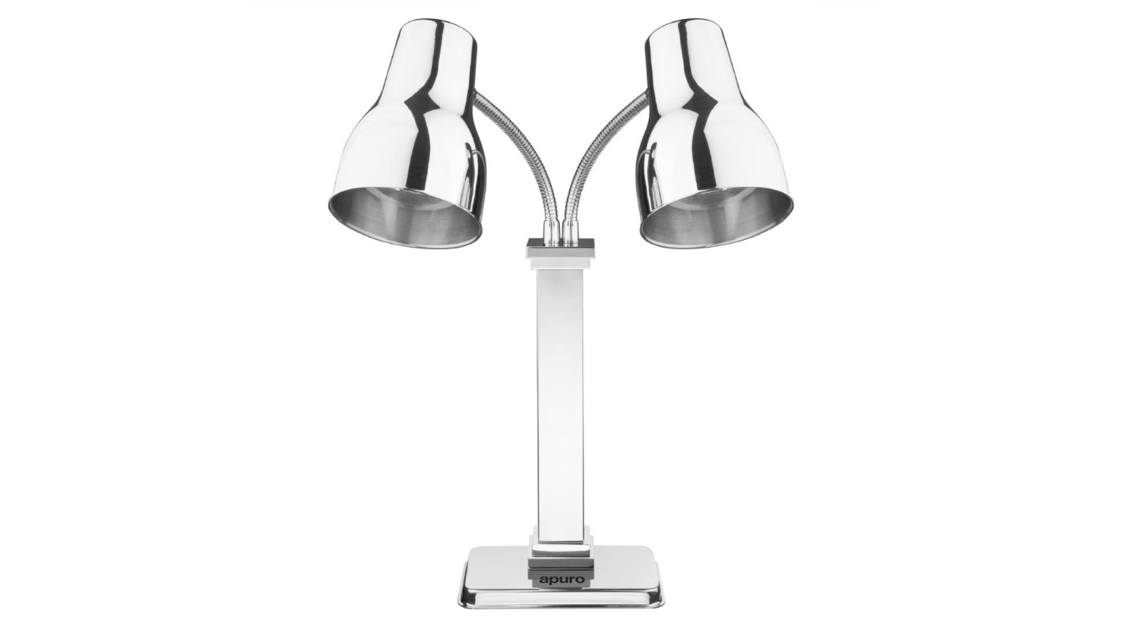Apuro JA869-A Stainless Steel Double Heat Lamp Carving Station