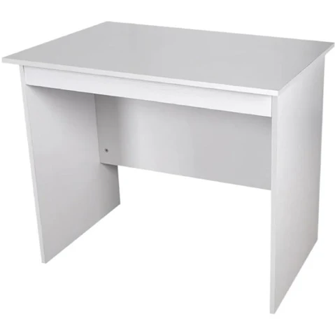 Design Square 90cm Modern Simpleline Office Desk Table - White