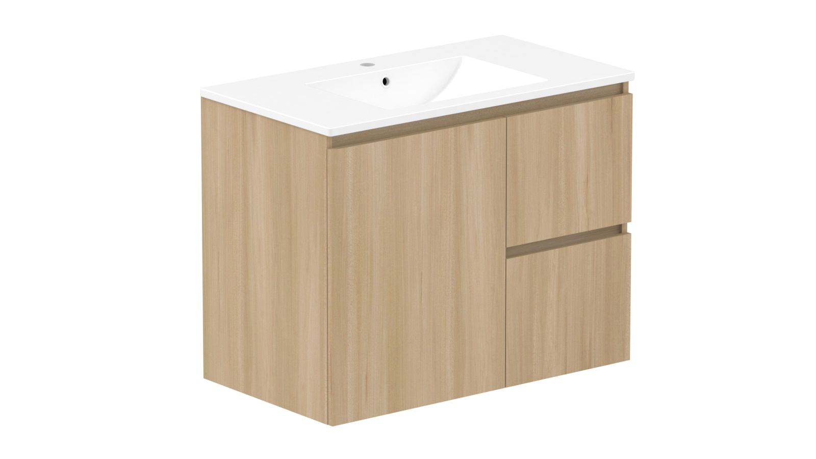 ADP Jane 900mm Door & Drawer Twin Vanity with Centre Basin Cast Marble Top Harvey Norman