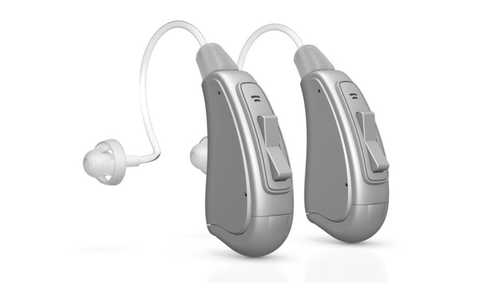 PocketAid Jaspa 3 BTE Hearing Aid Pair - Silver