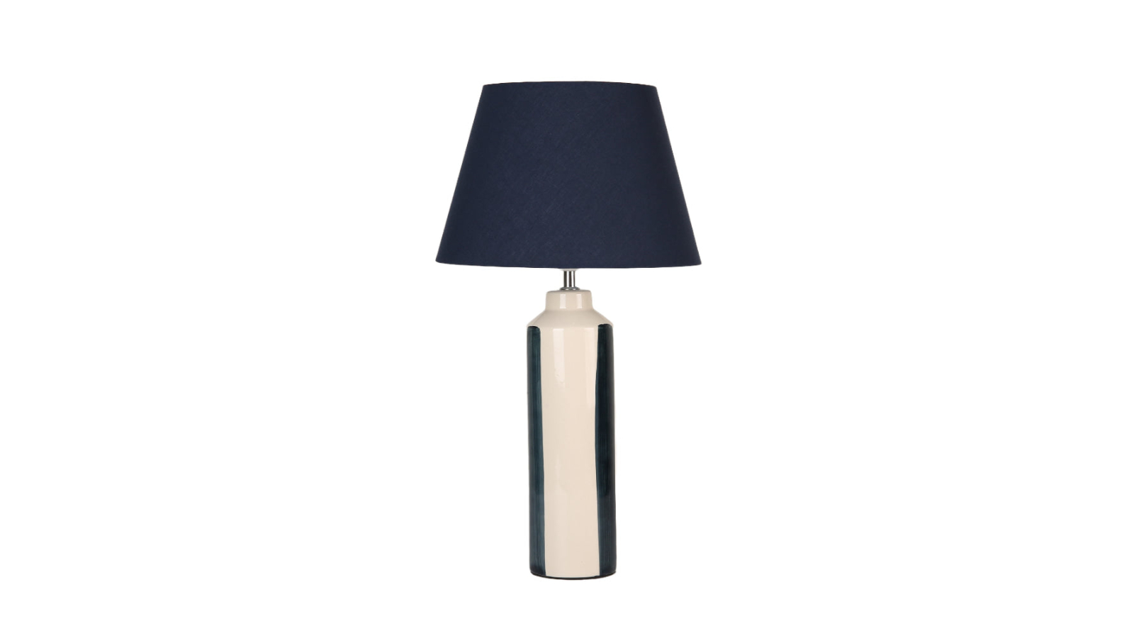 Luminea Ceramic Base Round Jayde Table Lamp - Blue
